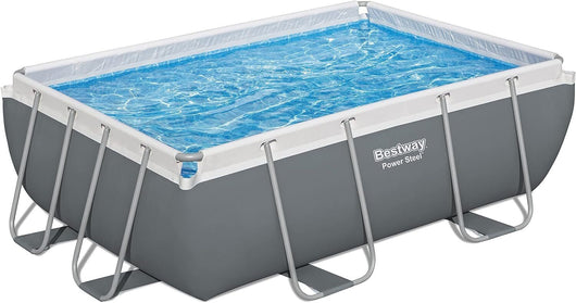 Bestway 56629 Piscina Steel Rettangolare Filtro 1C 282x196x84 cm