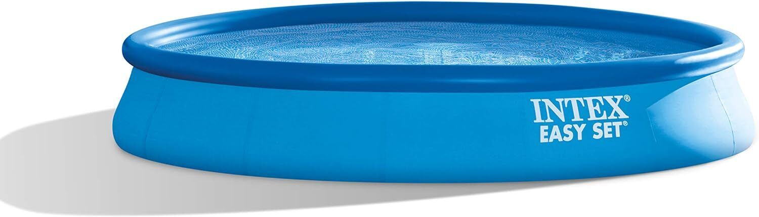 Intex 28158NP Piscina Fuori Terra Easy Set Rotonda Pompa Filtro 2006 L-h 9729 L PVC Azzurro 457x84 cm 457x84 cm Con Pompa Filtro