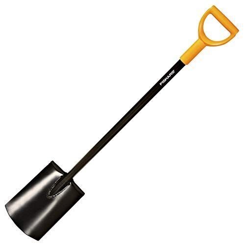 Fiskars 131403 Spade Plastica, Acciaio Nero, Arancione