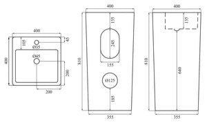 Lavabo Monolitico Calani Frida