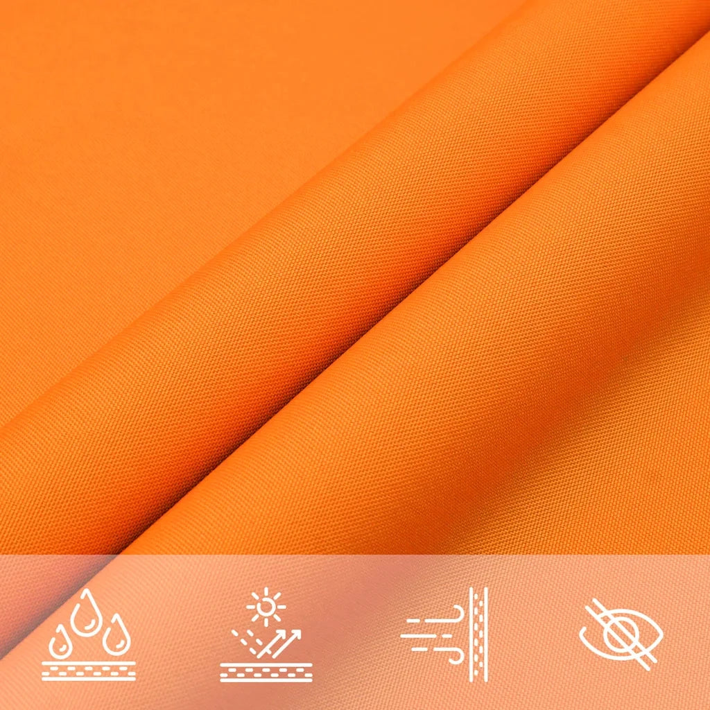 Vela Parasole Arancione 7x5x5 m 100% Poliestere Oxford
