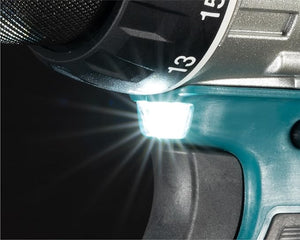 Trapano Makita a batteria con percussione 18V brushless 73nm completo DHP489Z