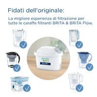 Brita Filtro per acqua MAXTRA PRO All-in-1 Pack 2 - NUOVA GENERAZIONE FILTRI - Per acqua di rubinetto dal gusto migliore e meno impurità