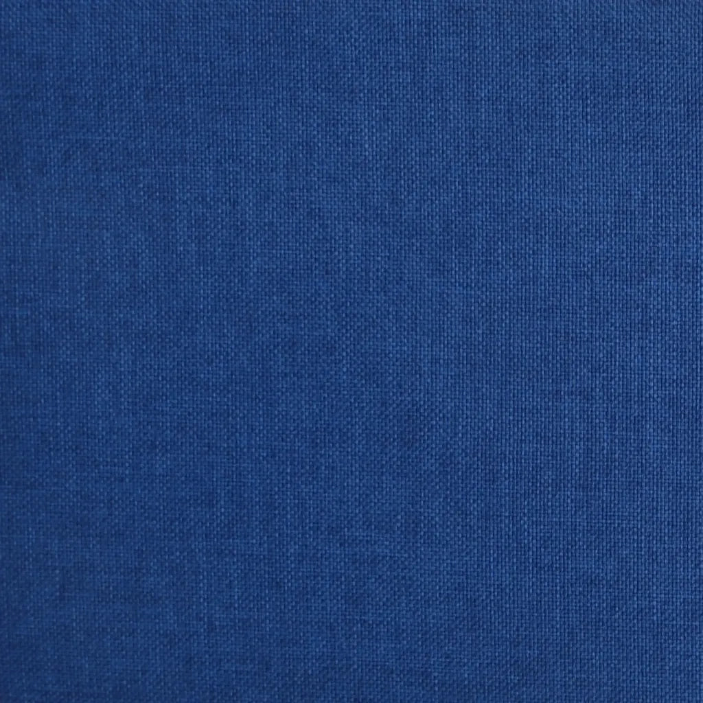 Divano Letto a 2 Posti con 2 Cuscini Blu in Tessuto 375893