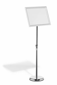 Durable 479923 stand informativo e supporto per brochure A3 Alluminio, Plastica, Acciaio Argento
