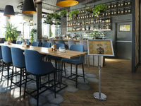 Durable 479923 stand informativo e supporto per brochure A3 Alluminio, Plastica, Acciaio Argento