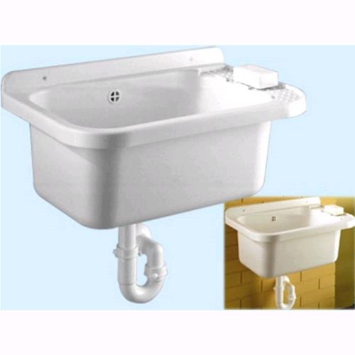 Lavabo In Resina Conmpleto Con Kit Per Fissaggio 50x32 Cm  -art.2060/a