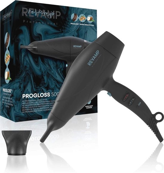 Asciugacapelli leggero con diffusore e tecnologia ionica per stili professionali e cura capelli