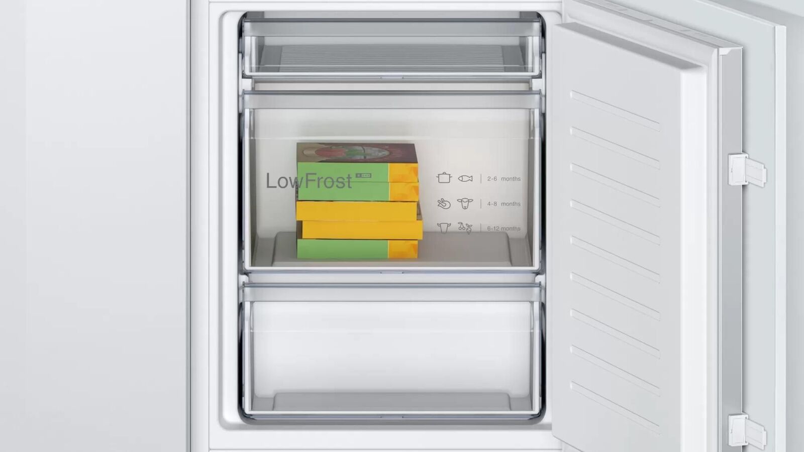 Bosch Serie 2 KIV865SE0 frigorifero con congelatore Da incasso 267 L E Bianco
