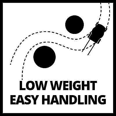 Einhell GE-CM 18/30 Li-Solo Tagliaerba a spinta Batteria Nero, Rosso