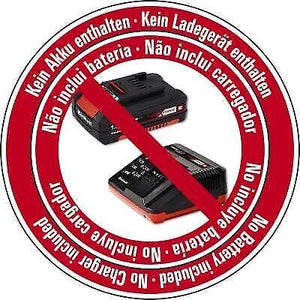 Einhell GE-CM 18/30 Li-Solo Tagliaerba a spinta Batteria Nero, Rosso