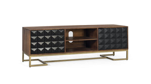 Mobile porta TV fatto a mano in legno di mango 150 cm