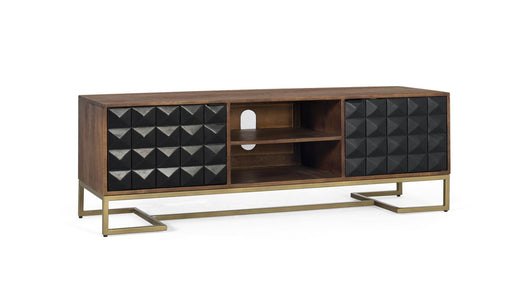 Mobile porta TV fatto a mano in legno di mango 150 cm