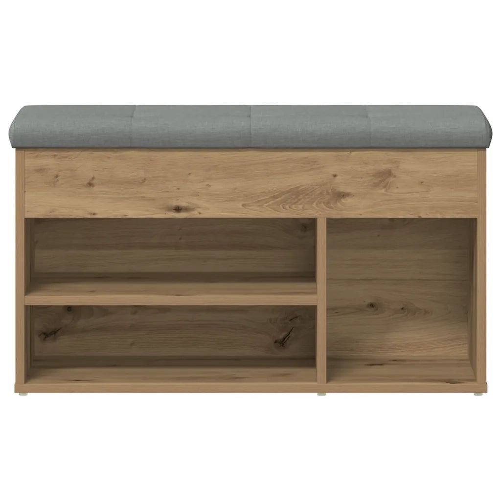 Scarpiera Rovere Artigianale 82x32x45,5 cm in Legno Multistrato 857628