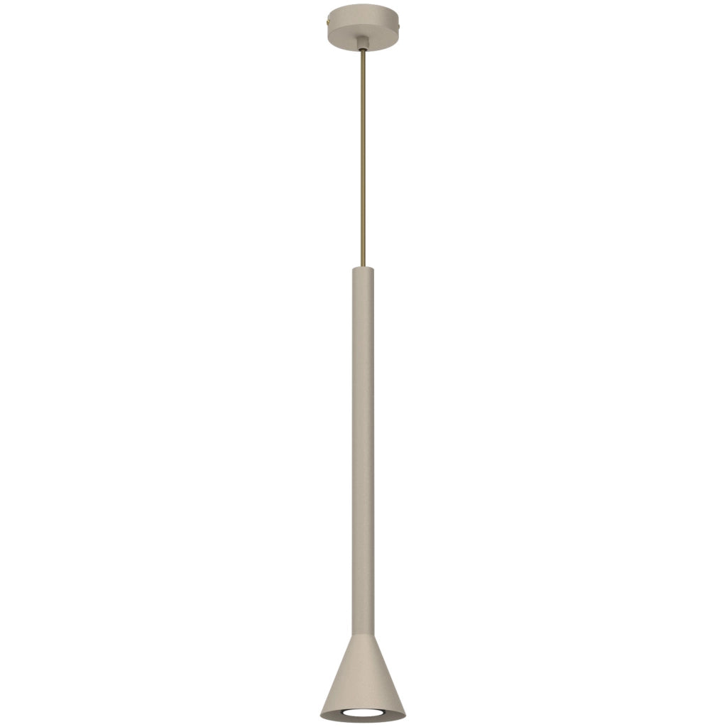 Lampada sospesa Mazzo 1xGU10 beige metallo Luminex