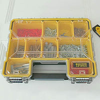 Stanley 1-97-518 Cassetta degli attrezzi Small parts box Plastica Nero, Trasparente, Giallo