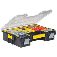 Stanley 1-97-518 Cassetta degli attrezzi Small parts box Plastica Nero, Trasparente, Giallo