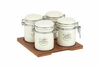 Tognana Porcellane DC1AP244898 recipiente Rotondo Ceramica, Acciaio Bianco