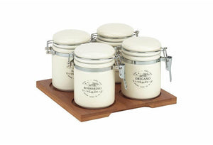 Tognana Porcellane DC1AP244898 recipiente Rotondo Ceramica, Acciaio Bianco