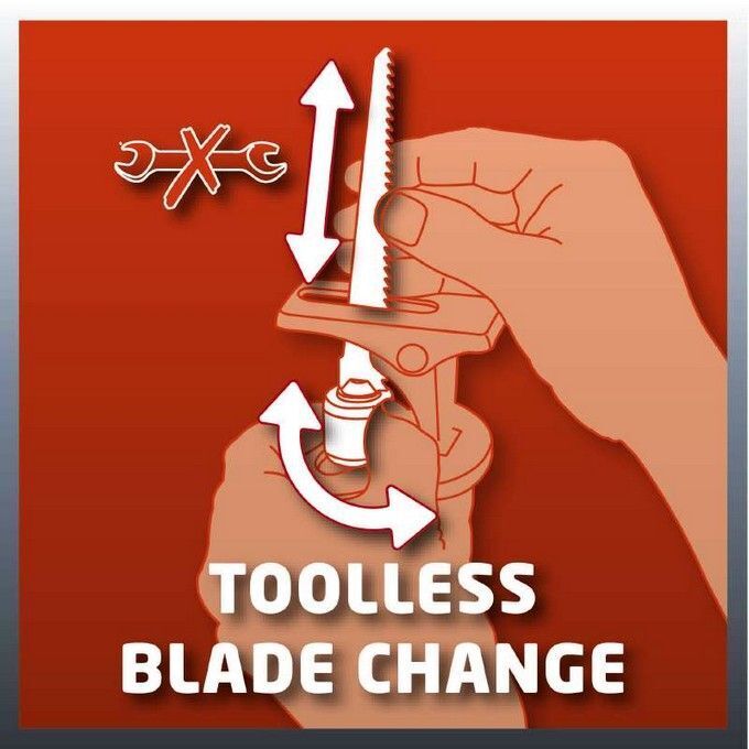 Einhell TH-AP 650 E 3000 spm (fogli per minuto) 600 W Nero, Rosso