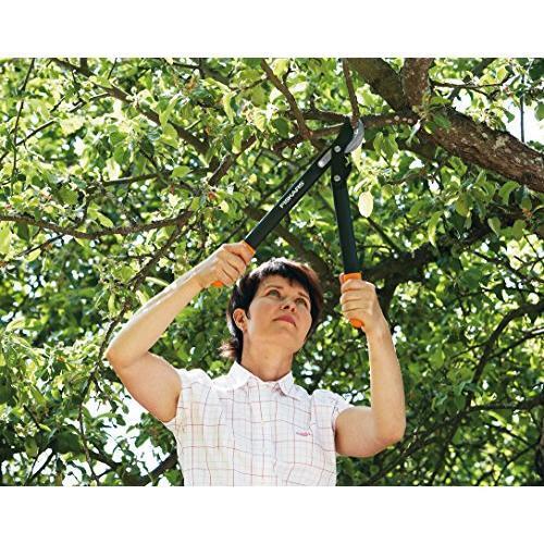 Fiskars 1001555 cesoia da potatura Bypass Nero, Arancione