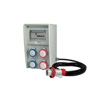 Fme Quadro 2 Prese Blu+2Rosse Stagne74321