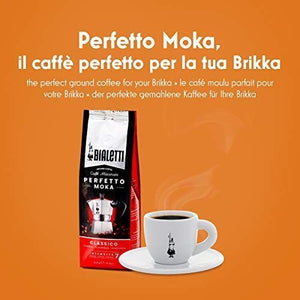 Bialetti Brikka Da versare sulla macchina del caffè Nero, Argento