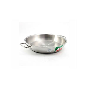 Tegame per induzione in acciaio inox con 2 manici Diametro 45 cm