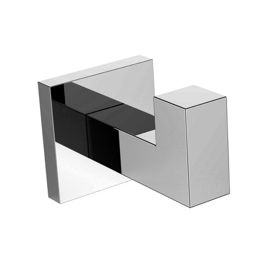 Porta abito 1 posto cromato serie frame - fissaggio incollo o viti