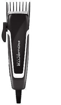 Rowenta TN1603 Driver, Tagliacapelli, Lame in acciaio Inox, Lame progettate per durare 15 anni, 4 pettini fissi, 15 impostazioni da 1 a 12 mm, Nero