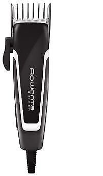 Rowenta TN1603 Driver, Tagliacapelli, Lame in acciaio Inox, Lame progettate per durare 15 anni, 4 pettini fissi, 15 impostazioni da 1 a 12 mm, Nero