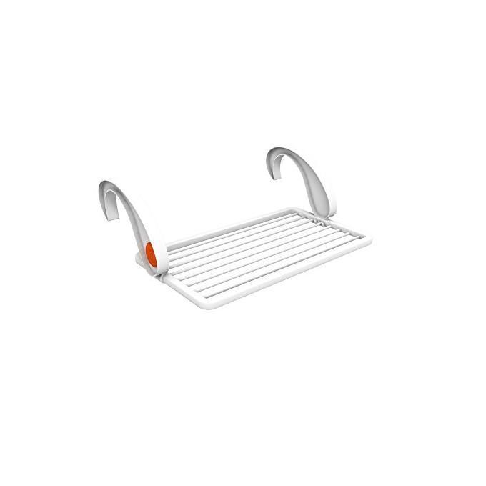 Gimi 10860690 Virgola Stendibiancheria da Balcone in Resina