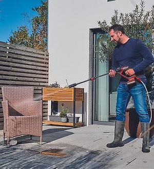 Einhell HYPRESSO 18/24 Li idropulitrice Verticale Elettrico 240 l/h Nero, Rosso