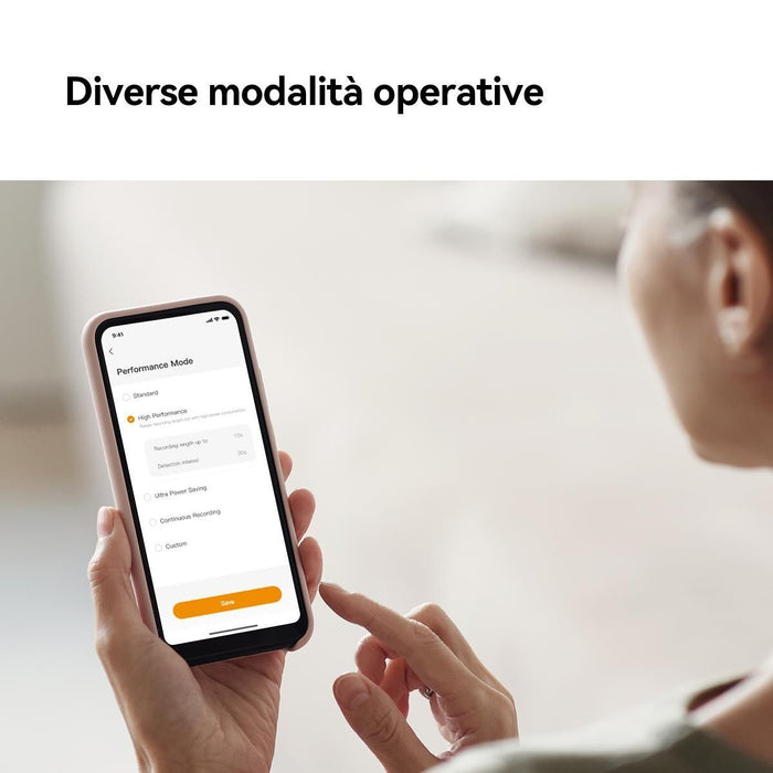 Imou Cell PT - Telecamera da Esterno a batteria con risoluzione 2K (3MP), Rilevamento Movimento/Umano, Visione Notturna a Colori, Audio Bidirezionale, IP66