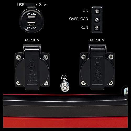 Einhell TC-IG 2000 gruppo elettrogeno 2000 W 4 L Benzina Rosso