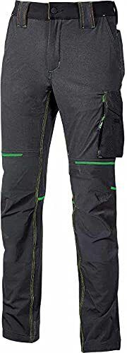 U-Power Pantalone Grigio-Verde Taglia L World