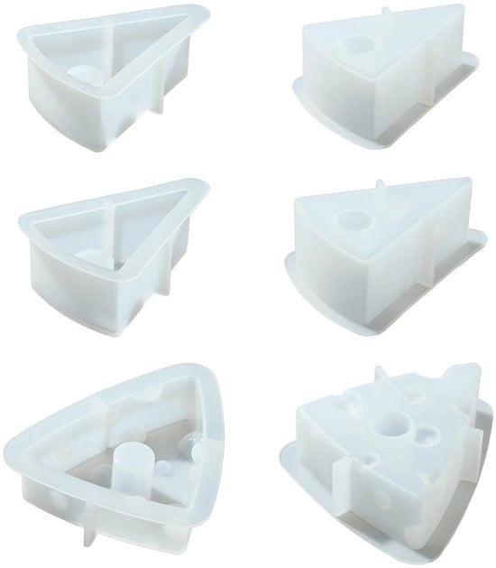 Sostegno per candela 3 stili - Orecchioni in silicone - Forma di formaggio - Orecchioni alimentari - Manutenzione - Materiale flessibile - Candelabro