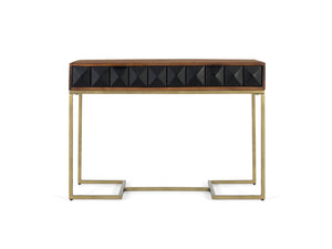 Consolle realizzata in legno di mango e struttura in ferro