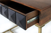 Consolle realizzata in legno di mango e struttura in ferro