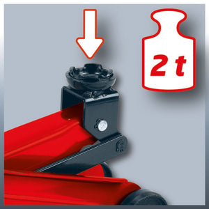 Einhell Cricchetto Idraulico Carrellabile Cc-Tj 2000