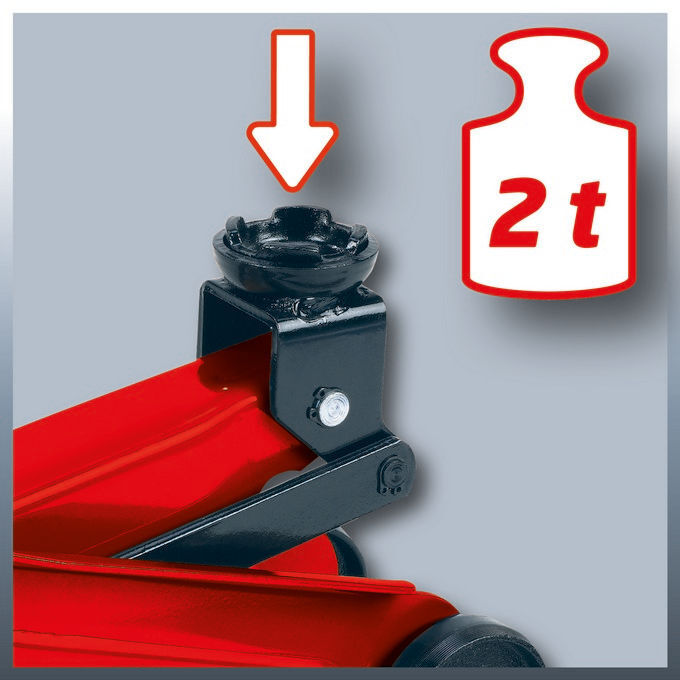 Einhell Cricchetto Idraulico Carrellabile Cc-Tj 2000