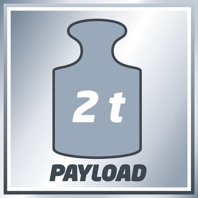 Einhell Cricchetto Idraulico Carrellabile Cc-Tj 2000