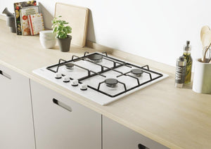 Candy Idea CHW6BRWW Bianco Da incasso 59 cm Gas 4 Fornello(i)