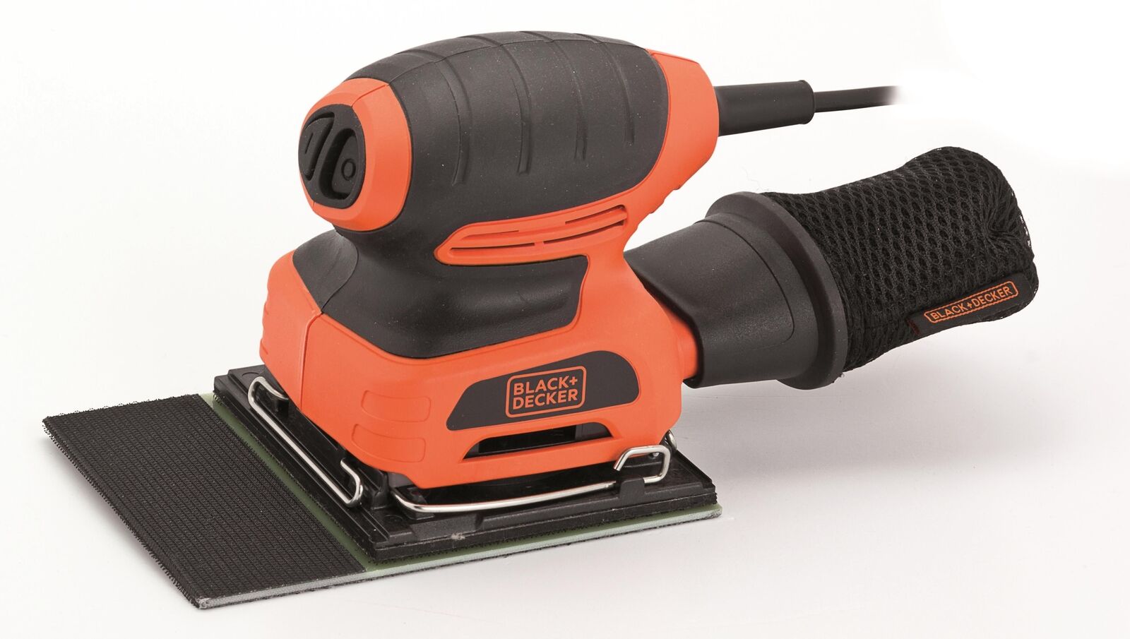 Black & Decker KA401LA Levigatrice orbitale 14000 Giri/min Nero, Arancione
