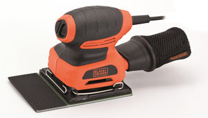 Black & Decker KA401LA Levigatrice orbitale 14000 Giri/min Nero, Arancione
