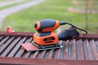 Black & Decker KA401LA Levigatrice orbitale 14000 Giri/min Nero, Arancione