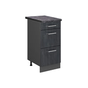 Vicco Mobiletto base per cucina Calcestruzzo nero 40 cm PL Antracite