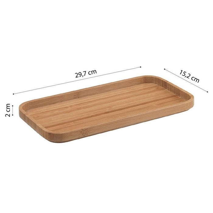 Gedy Vaschetta Ninfea Faggio Naturale Bambu 2x29,7x15 Cm