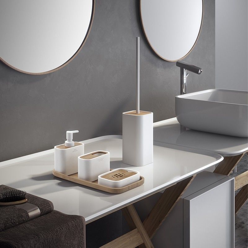 Gedy Vaschetta Ninfea Faggio Naturale Bambu 2x29,7x15 Cm