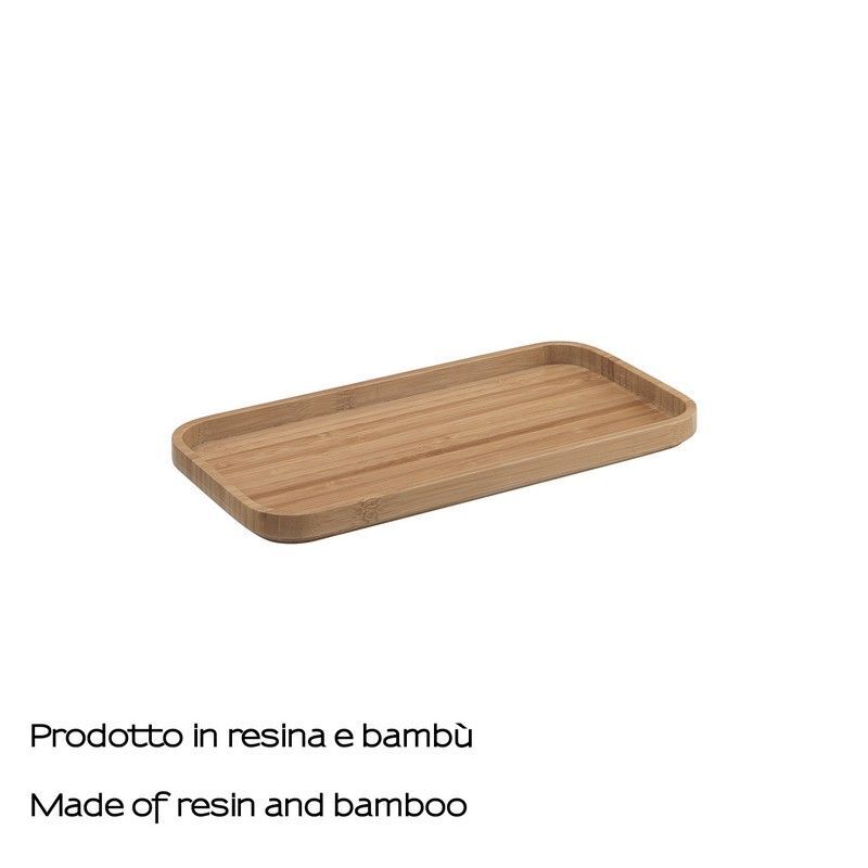 Gedy Vaschetta Ninfea Faggio Naturale Bambu 2x29,7x15 Cm